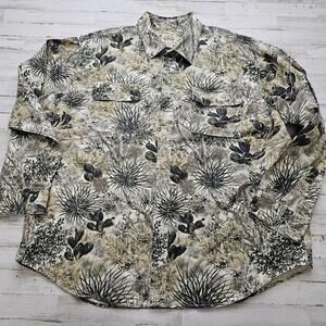 GameGuard Men's 2XL Desert Cactus Camouflage Hunting Long Sleeve Button Up Camo